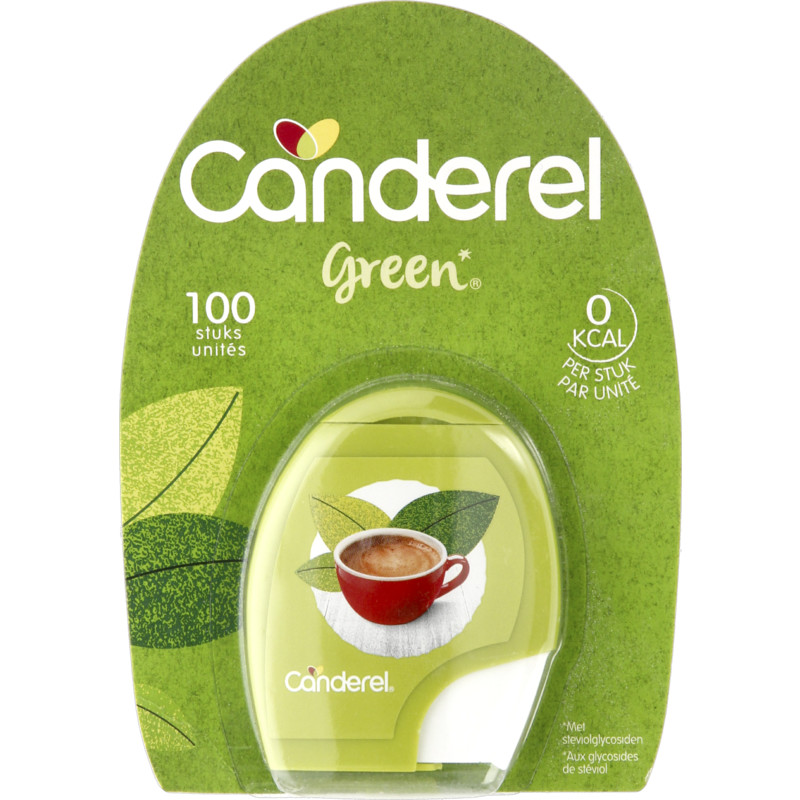 Een afbeelding van Canderel Green zoetjes