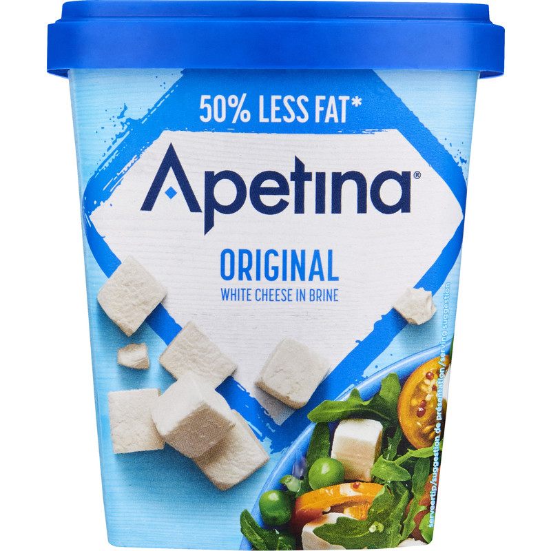 Een afbeelding van Apetina White cheese in brine 50% less fat