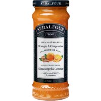 Een afbeelding van St. Dalfour Vruchtenspread Sinaasappel Gember