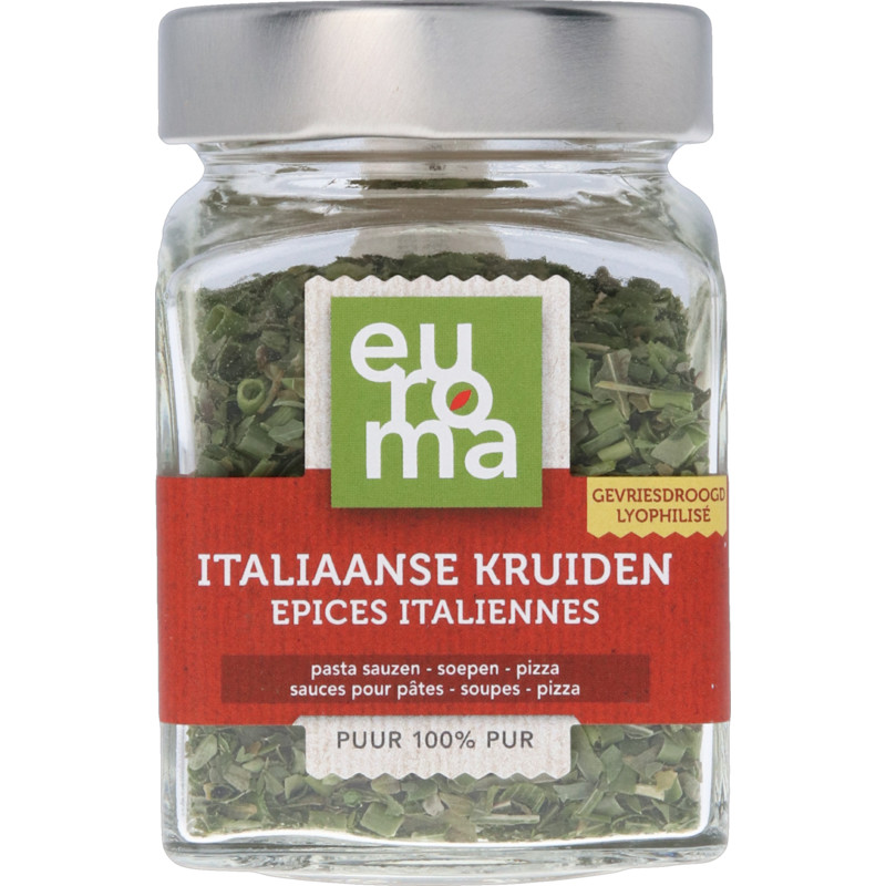 Een afbeelding van Euroma Italiaanse kruiden vriesdroog