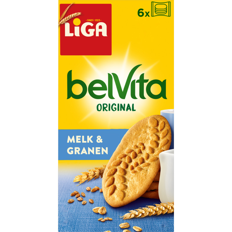 Een afbeelding van Liga Belvita melk & granen koekjes