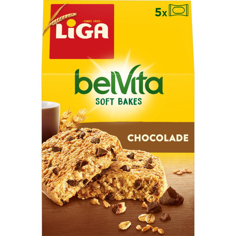Een afbeelding van Liga Belvita koeken soft bakes stukjes