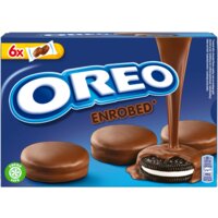 Een afbeelding van Oreo Koekjes omhuld met melkchocolade