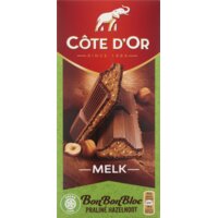 Een afbeelding van Côte d'Or BonBonBloc chocoladereep hazelnoot