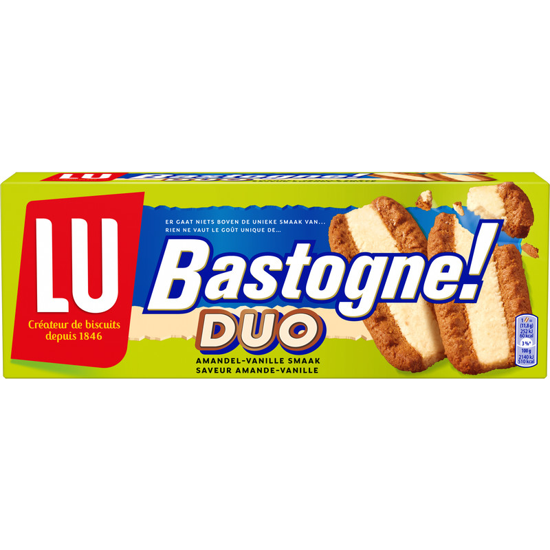 Een afbeelding van LU Bastogne duo amandel-vanille