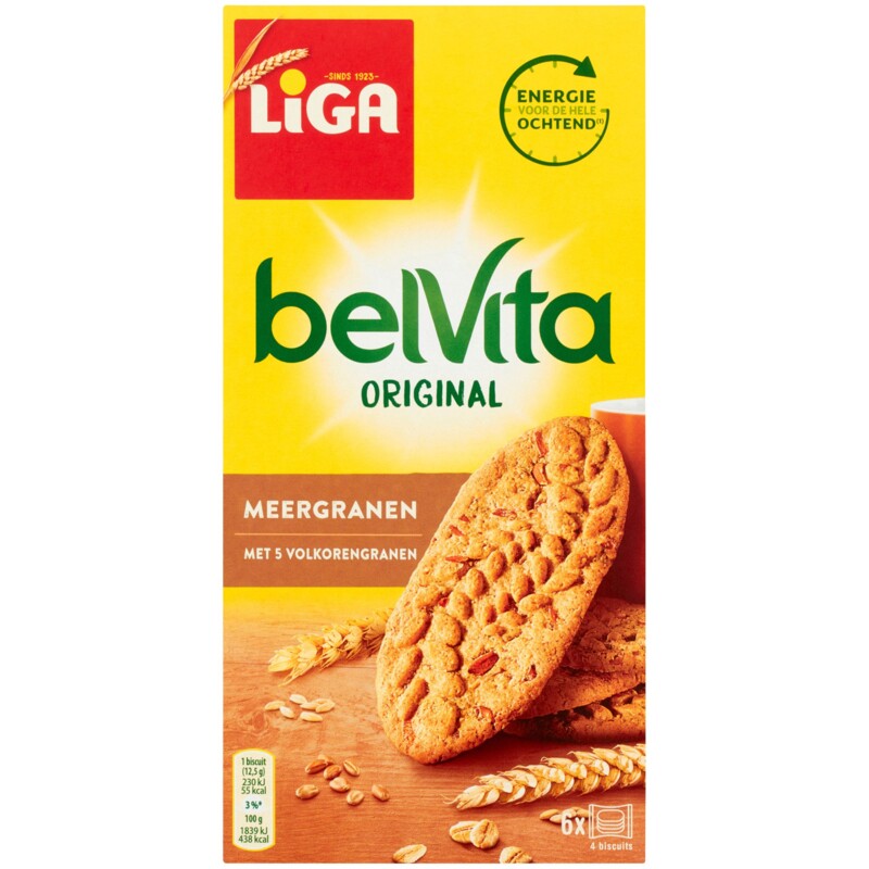 Een afbeelding van Liga Belvita meergranen koekjes