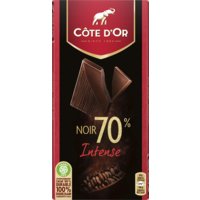 Een afbeelding van Côte d'Or 70% Pure chocolade reep intense