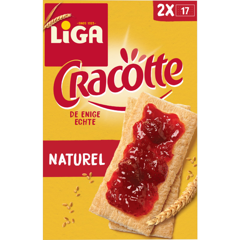 Een afbeelding van Liga Cracotte crackers naturel
