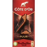 Een afbeelding van Côte d'Or Bonbonbloc chocolade reep praliné puur
