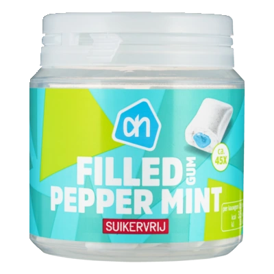 pdp-image-AH Filled peppermint kauwgom suikervrij