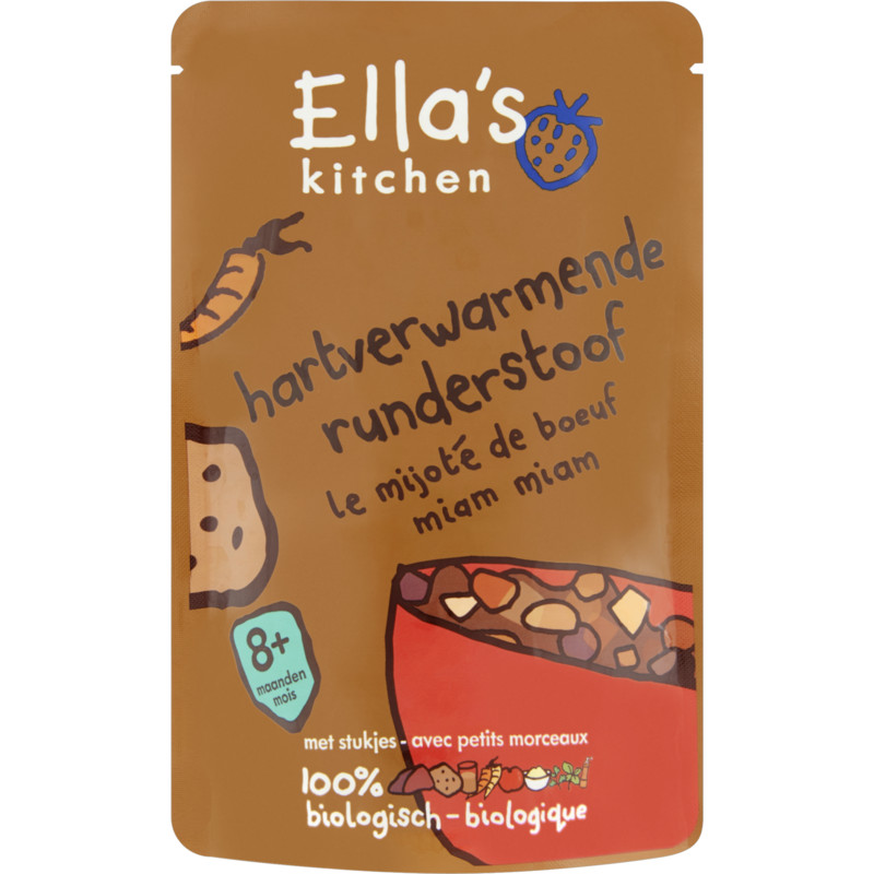 Een afbeelding van Ella's Kitchen Hartverwarmende runderstoof 8+ bio
