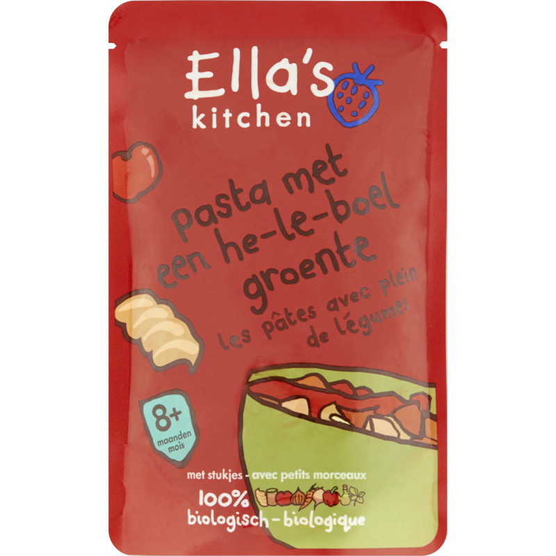 Een afbeelding van Ella's Kitchen Pasta met een heleboel groente 8+ bio