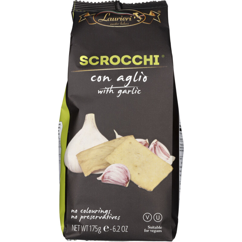 Een afbeelding van Fratelli Laurieri Scrocchi knoflook