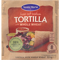 Een afbeelding van Santa Maria Tortilla wraps met volkorentarwe 8x med