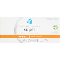 Een afbeelding van AH Katoenen tampons super