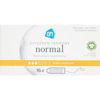 Een afbeelding van AH Katoenen tampons normal