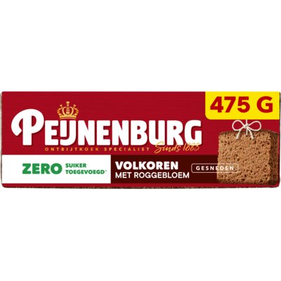 pdp-image-Peijnenburg Ontbijtkoek zero volkoren gesneden