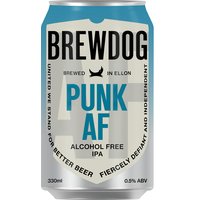 Een afbeelding van BrewDog Punk af alcohol free IPA