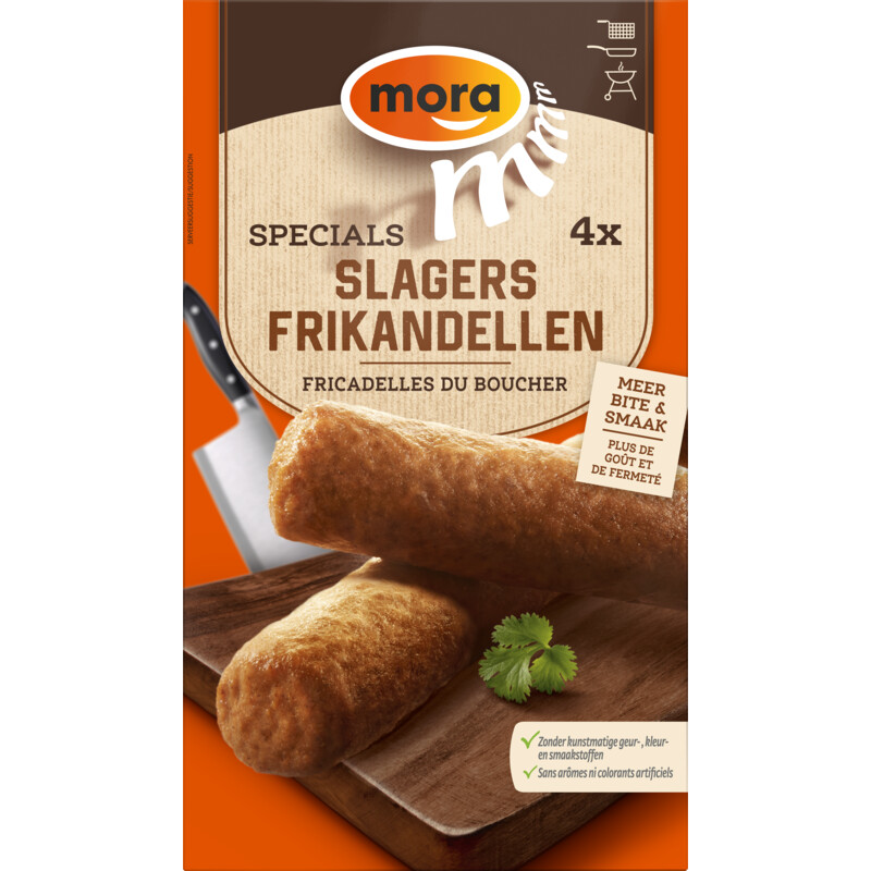 Een afbeelding van Mora Specials slagers frikandellen