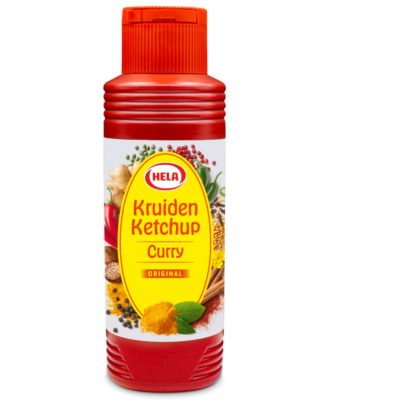 Een afbeelding van Hela Kruiden ketchup curry original