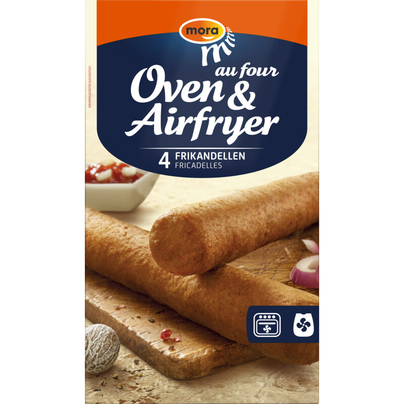 Een afbeelding van Mora Oven & airfryer frikandellen