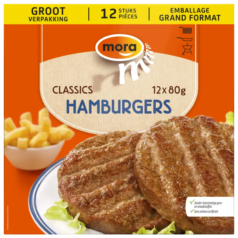 Mora Classics hamburgers grootverpakking