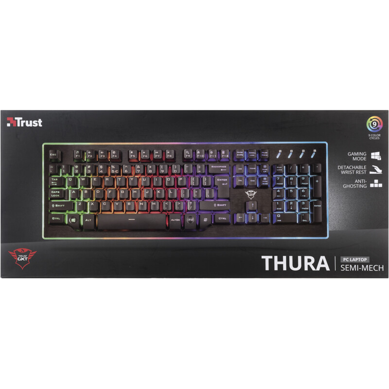 Een afbeelding van Trust Gaming toetsenbord GXT860