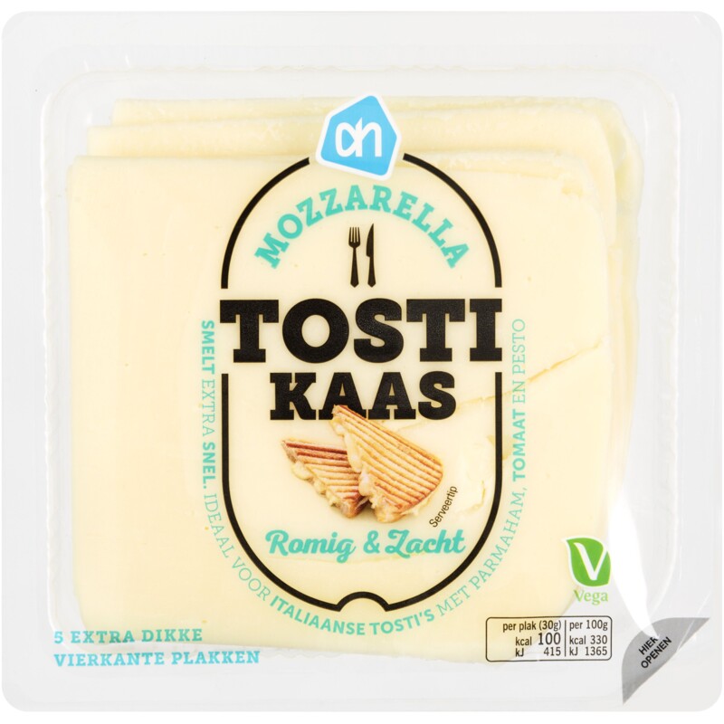Een afbeelding van AH Tostikaas mozzarella 150g