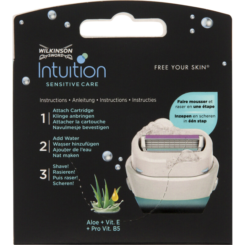 Een afbeelding van Wilkinson Intuition sensitive care scheermesjes