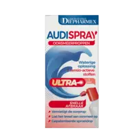 Audispray Ultra bij oorsmeerprop