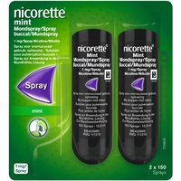 Een afbeelding van Nicorette Mint 1mg spray duo pack