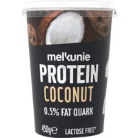 Een afbeelding van Melkunie Protein kwark kokos 0,5% fat