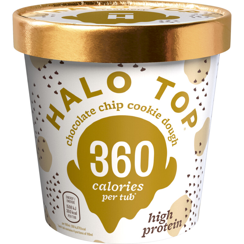 Een afbeelding van Halotop Chocolate chip cookie dough