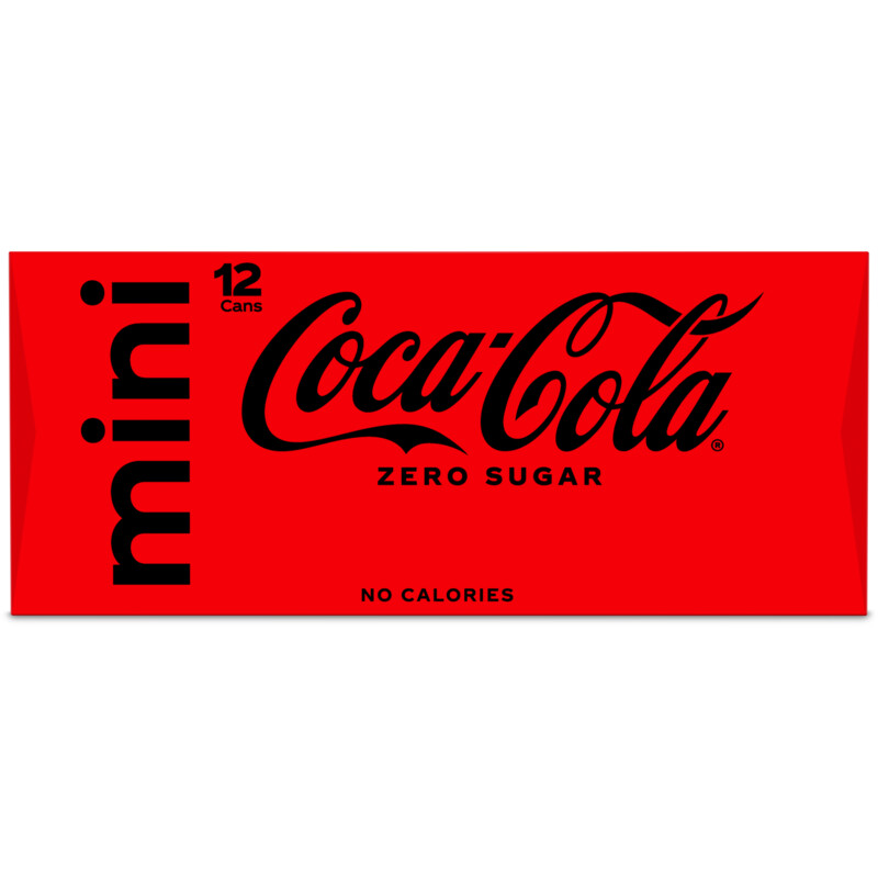 Een afbeelding van Coca-Cola Zero 12-pack blik
