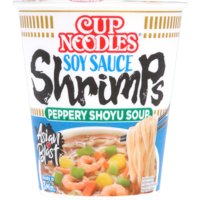 Een afbeelding van Nissin Soy sauce shrimp noodles