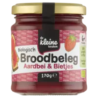 De Kleine Keuken Biologisch broodbeleg aardbei & biet 6m+