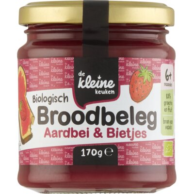 pdp-image-De Kleine Keuken Biologisch broodbeleg aardbei & biet 6m+