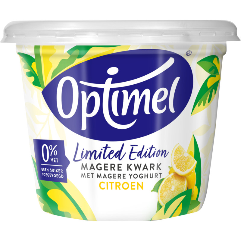 Een afbeelding van Optimel Limited edition magere kwark citroen