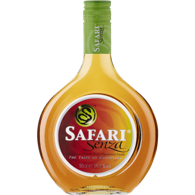 Een afbeelding van Safari Senza exotic fruit drink