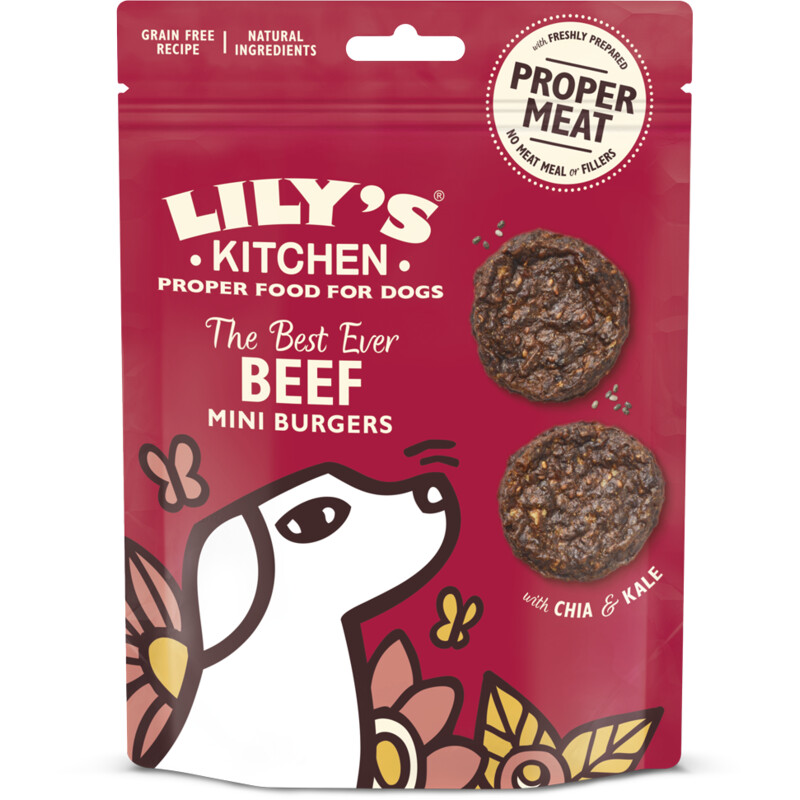 Een afbeelding van Lily's Kitchen Miniburger met rund