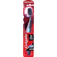 Een afbeelding van Colgate Charcoal black medium tandenborstel