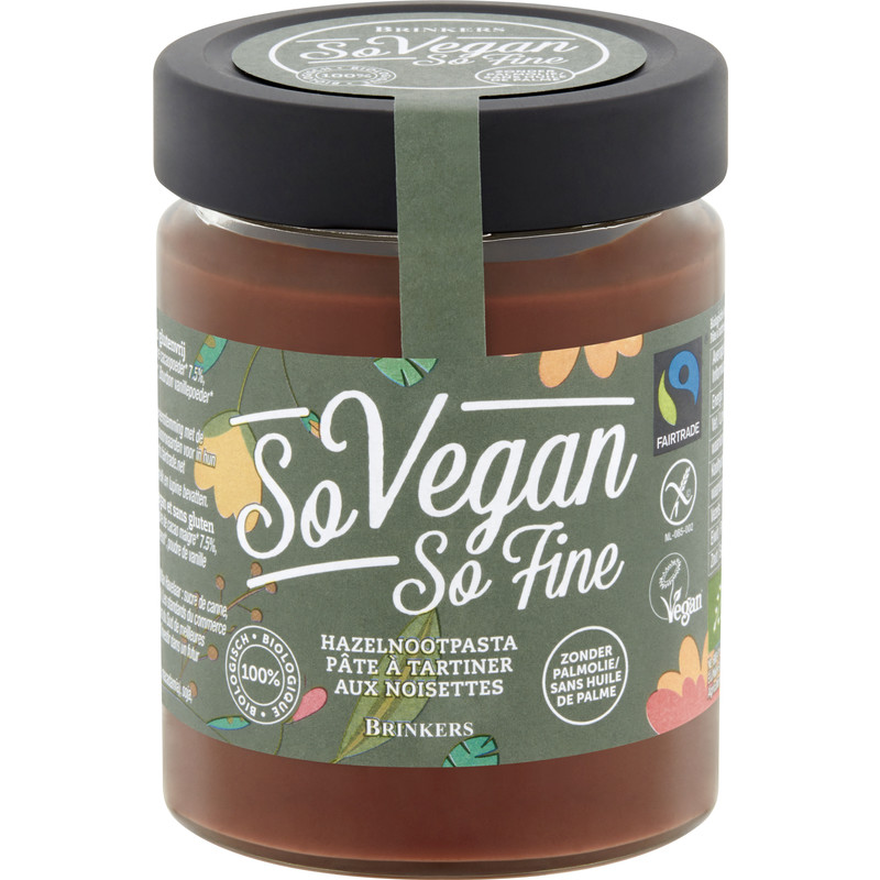 Een afbeelding van So Vegan So Fine Hazelnootpasta