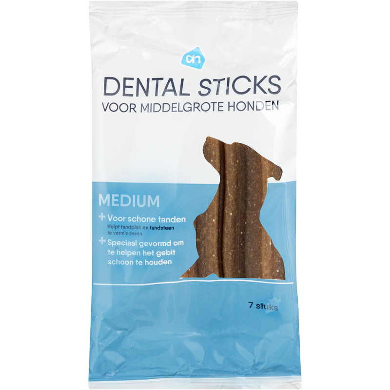 Een afbeelding van AH Dental sticks voor middelgrote hond