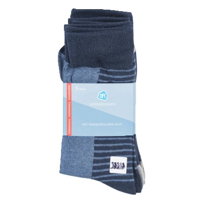 pdp-image-AH Heren sok 5pack blauw