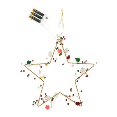 pdp-image-Svenska living Kerst ster 20 led multi color 30cm