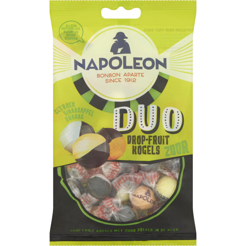 Napoleon DUO Drop/Fruit Zuur 175gram reserveren | Albert Heijn