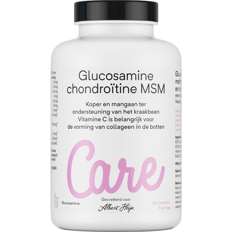 Een afbeelding van Care Glucosamine chondroitine MSM tabletten