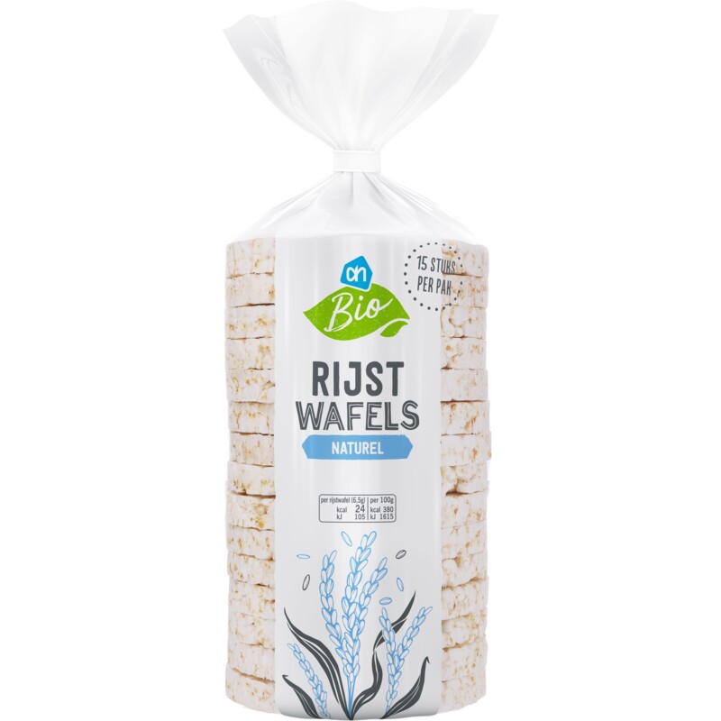 AH Biologisch Rijstwafels naturel bestellen Albert Heijn