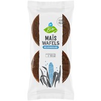 Een afbeelding van AH Biologisch Maiswafels met melk chocolade