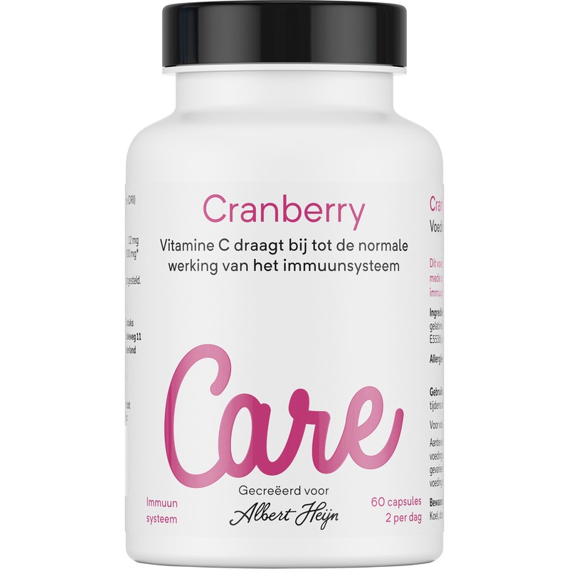 Een afbeelding van Care Vitamine C cranberry capsules